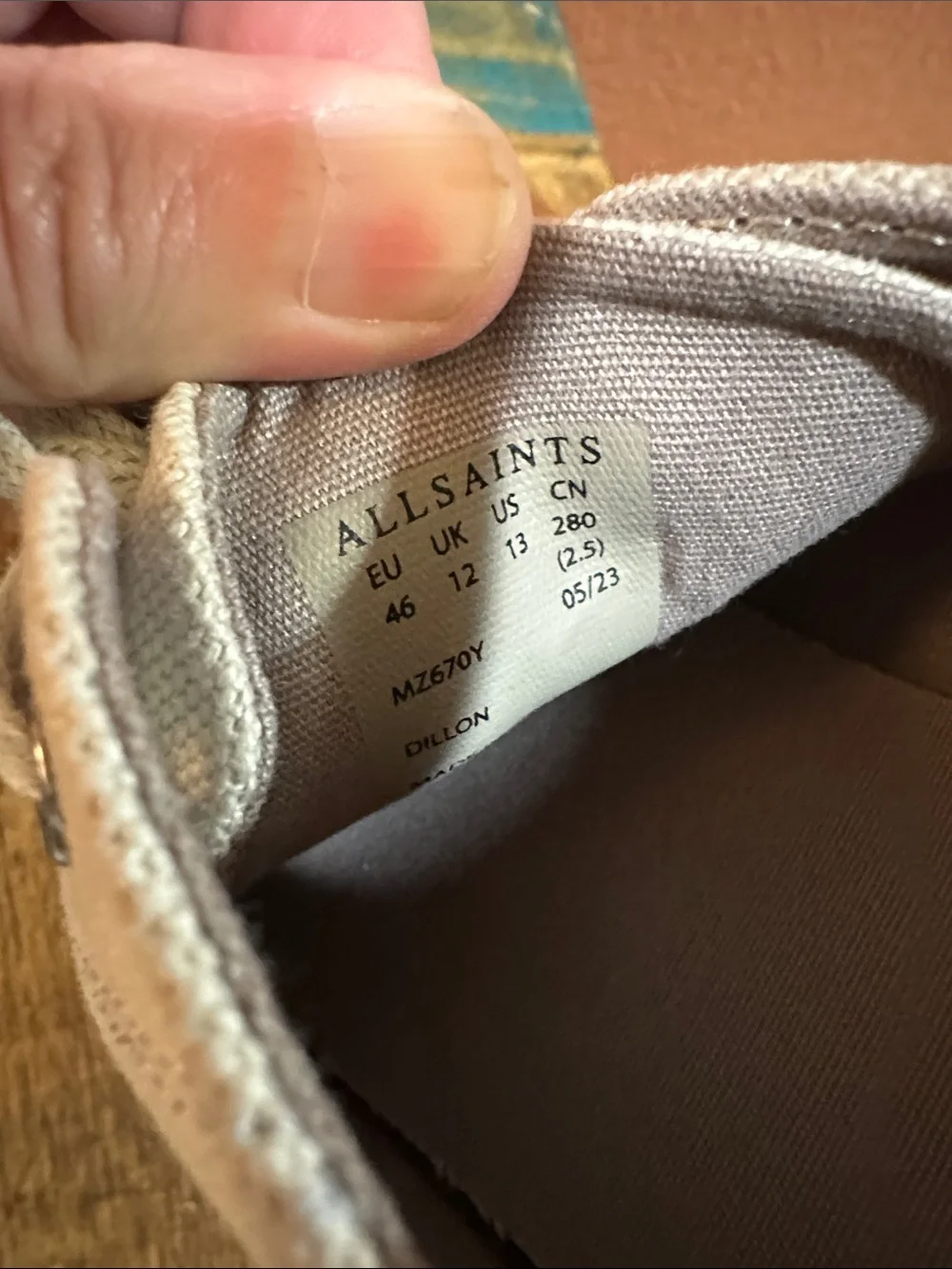 All Saints Canvas Low-Top Sneakers